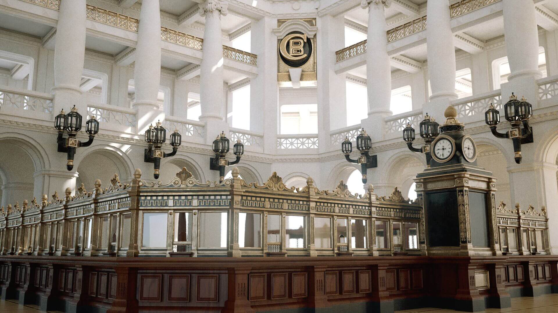 Bank Interior